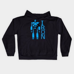 Blue Iron giant Kids Hoodie